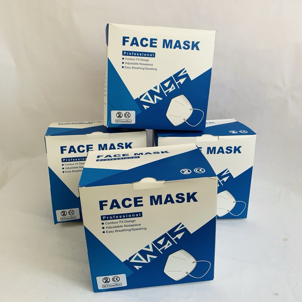 KN95 Black Medical Masks Lot Of 200 (4 Boxes, 50 ea) - NOT a drop shipper